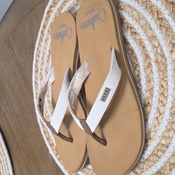 REEF Cushion Sands Women's Beach Flip Flop, Ultra Soft Cushion Footbed Size 8 - Picture 3 of 6